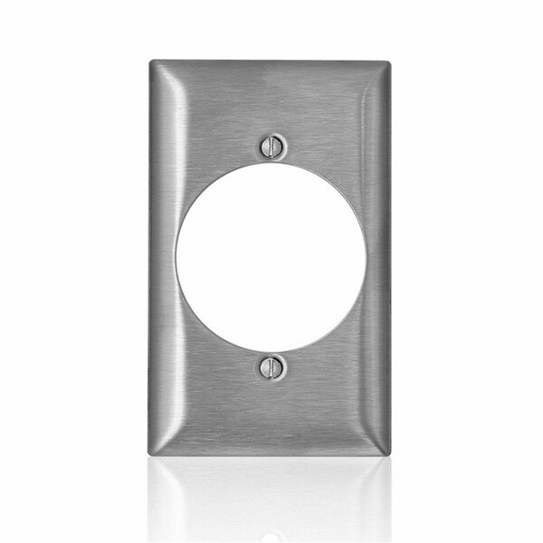 Ezgeneration C-Series Stainless Steel 1 Gang Metal Receptacle Wall Plate EZ2739523